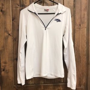 White sport sweatshirt